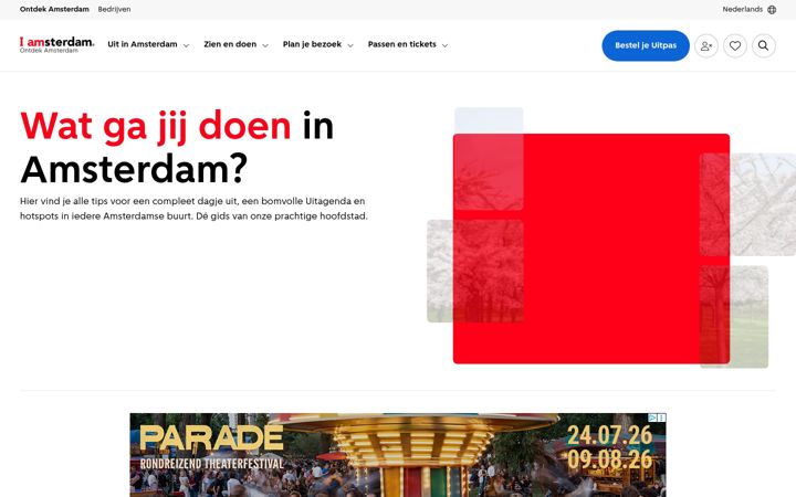 Zrzut ekranu iamsterdam.com