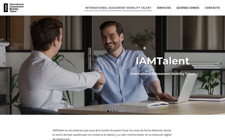 Screenshot of iamtalent.es