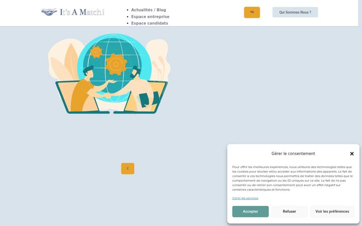 Screenshot of iamtalent.fr