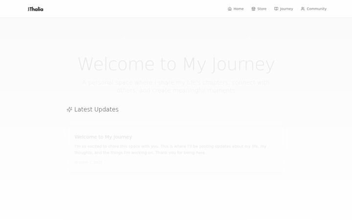Screenshot of iamthalia.com