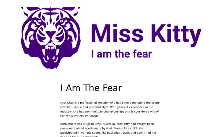 Screenshot of iamthefear.com