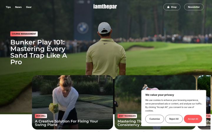 Screenshot of iamthepar.com