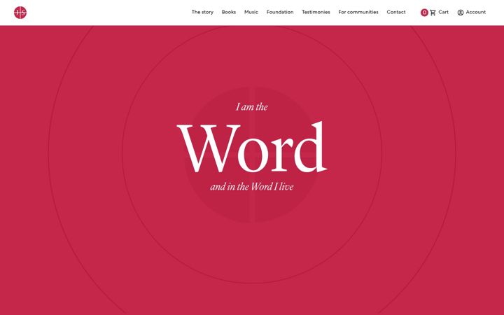 Screenshot of iamtheword.eu