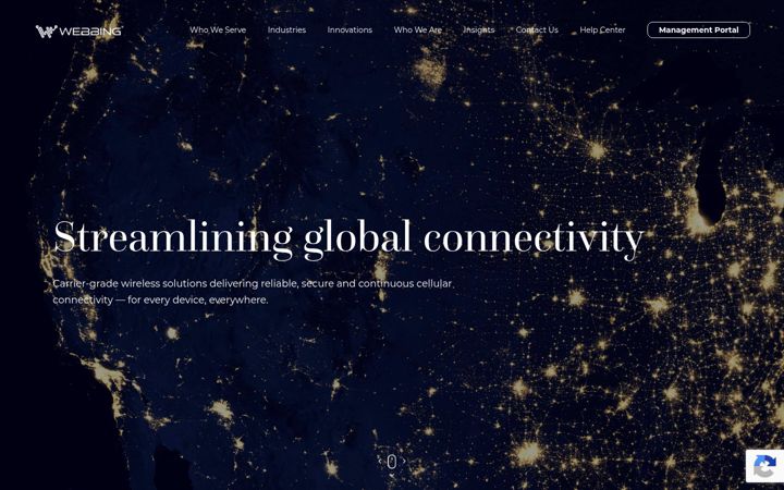 Screenshot of iamwebbing.com