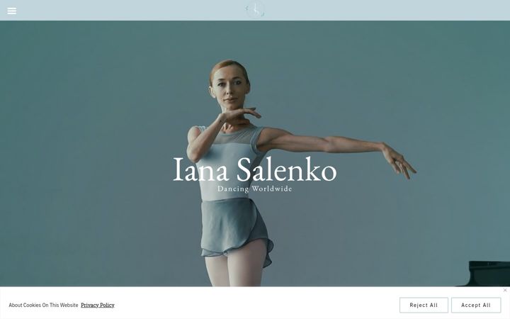 Screenshot of iana-salenko.com