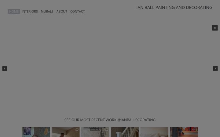 Screenshot of ianballdecorating.co.uk