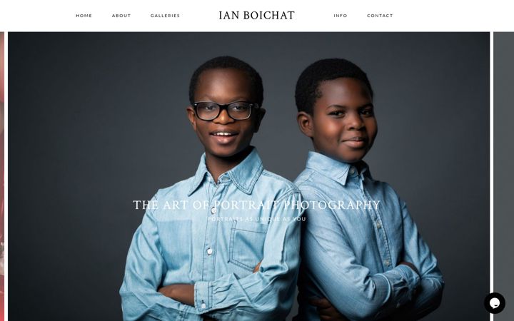 Screenshot of ianboichat.com