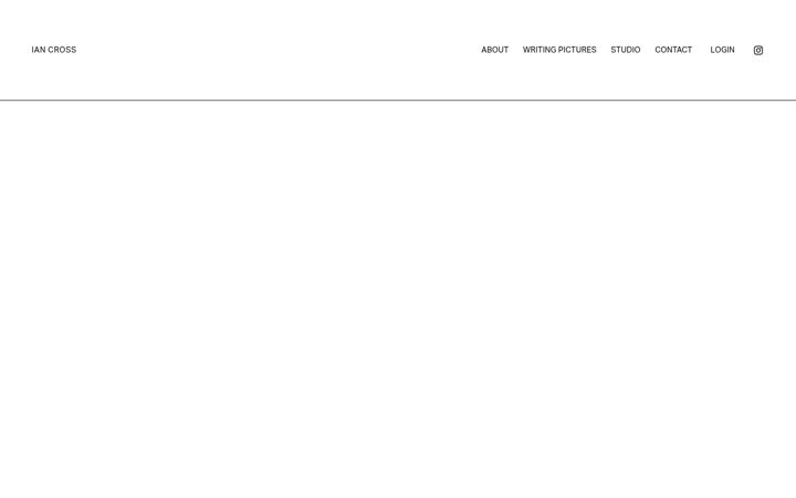 Screenshot of iancrosstudio.com