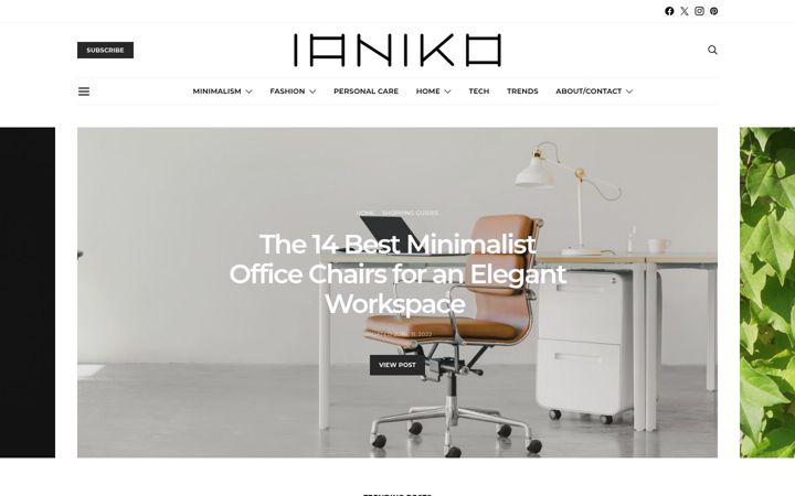 Screenshot of ianiko.com
