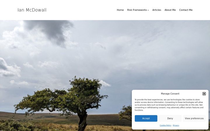 Screenshot of ianmcdowall.com