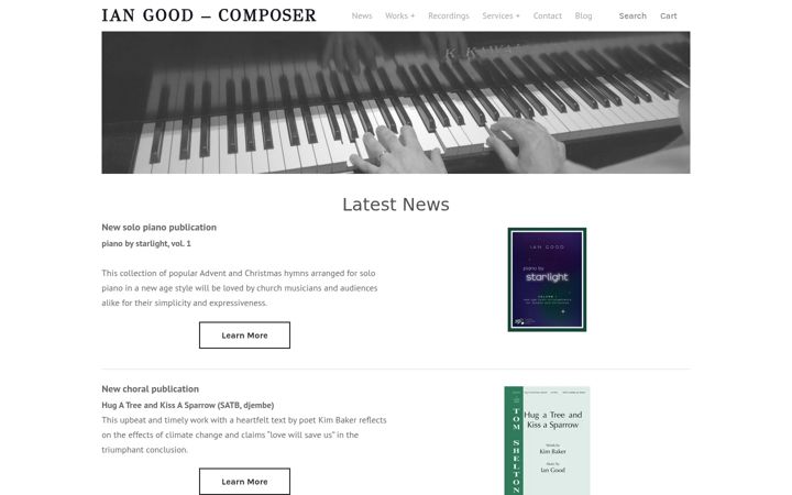 Screenshot of ianmichaelgood.com