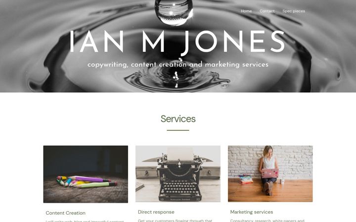 Screenshot of ianmjones.co.uk