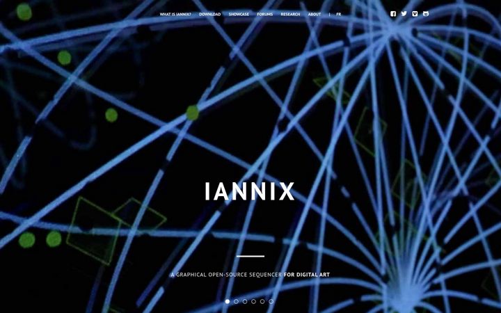 Screenshot of iannix.org