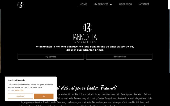 Screenshot of iannotta-kosmetik.ch