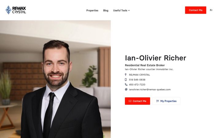 Screenshot of ianolivierricher.com
