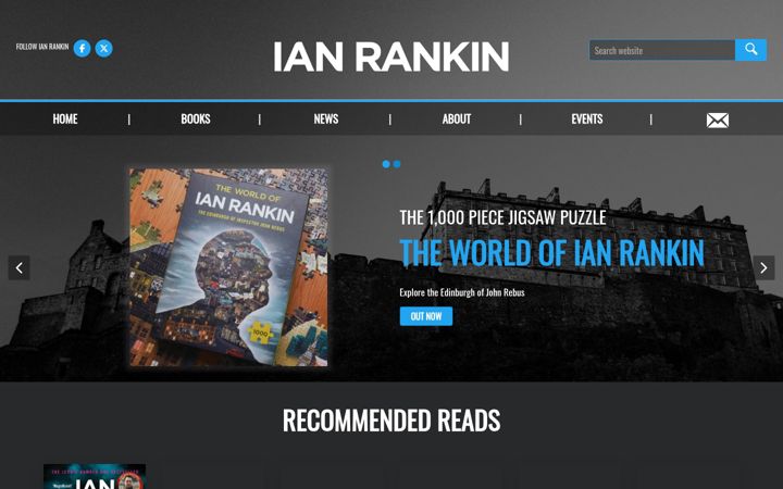 Screenshot of ianrankin.net