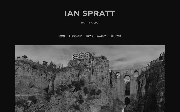 Screenshot of ianspratt.com