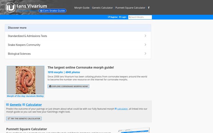 Screenshot stránky iansvivarium.com
