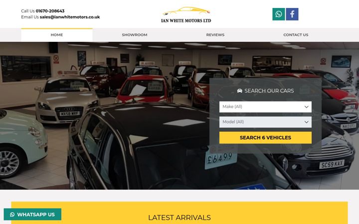 Screenshot of ianwhitemotorsltd.co.uk