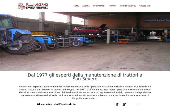 Screenshot of ianzano.it