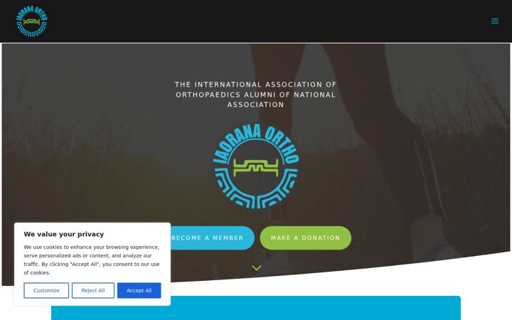 Screenshot of iaorana-ortho.com