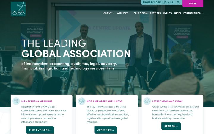 Screenshot of iapa.net