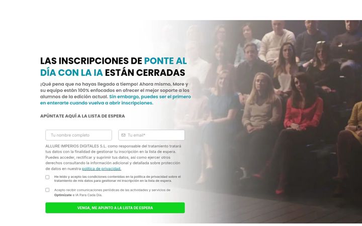 Screenshot of iaparacadadia.es