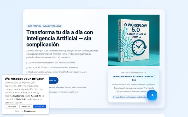Screenshot of iaparafreelancer.com