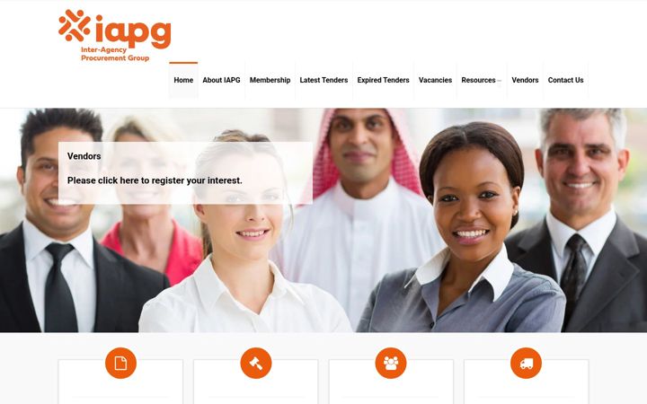 Screenshot of iapg.org.uk