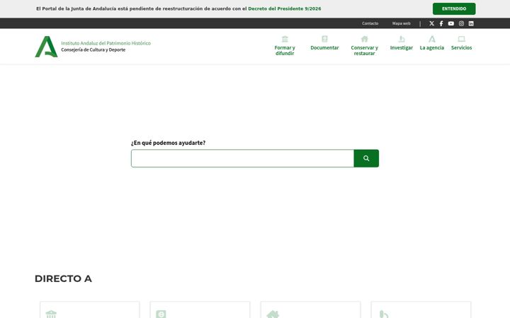 Screenshot of iaph.es