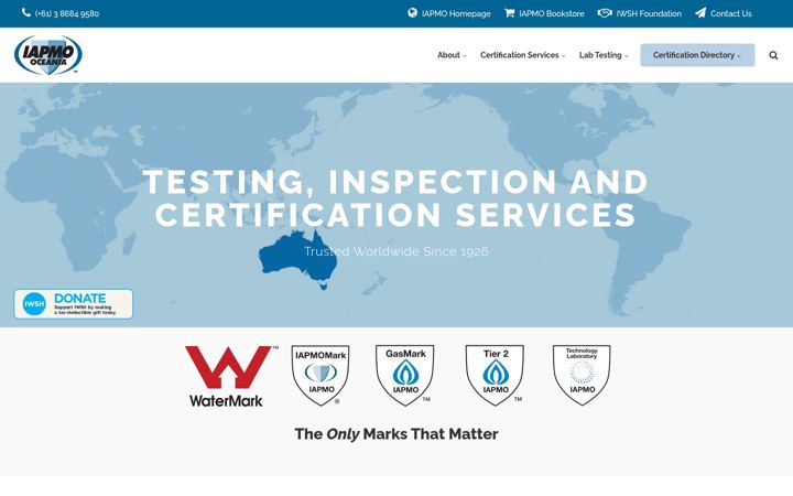 Screenshot of iapmooceania.org