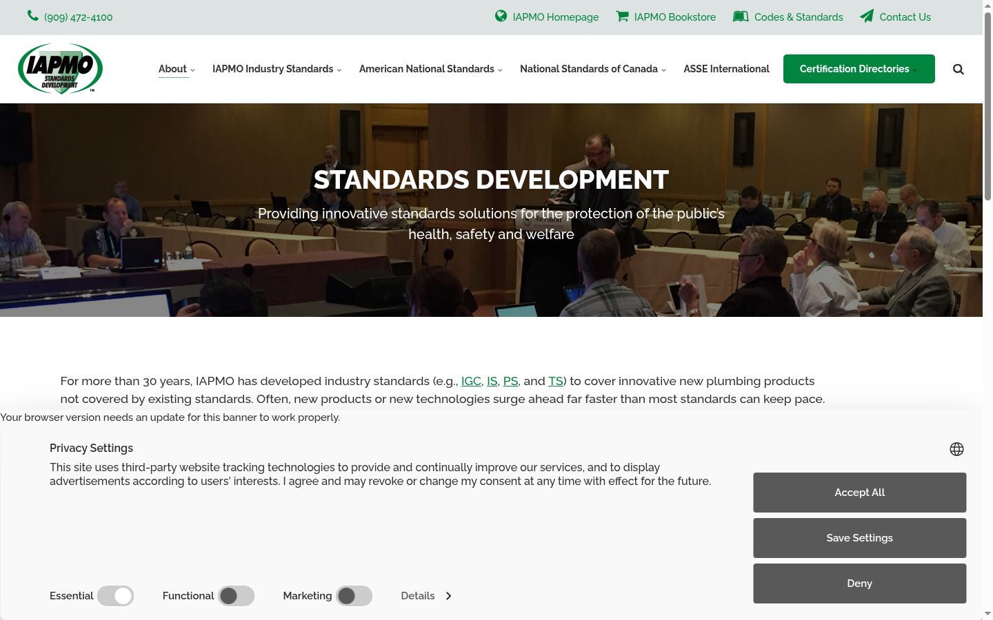 Screenshot tal-banner tal-kunsens muri qabel kwalunkwe interazzjoni