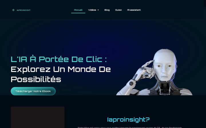Screenshot of iaproinsight.fr