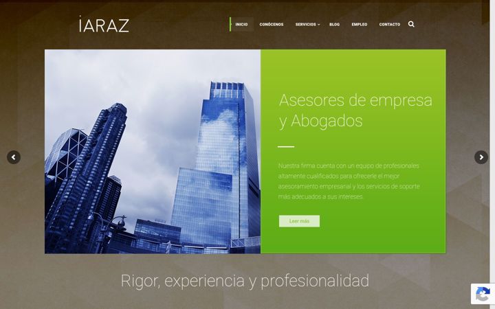 Ekrano kopija iarazabogados.com