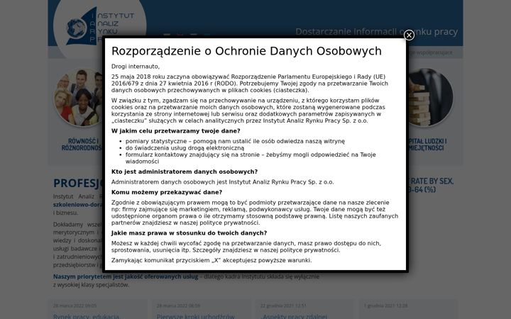 Screenshot of iarp.edu.pl