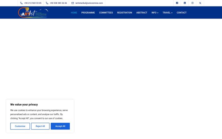 Ekrano kopija iartistanbul.com