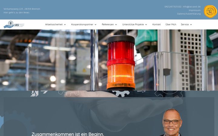 Screenshot of ias-post.de