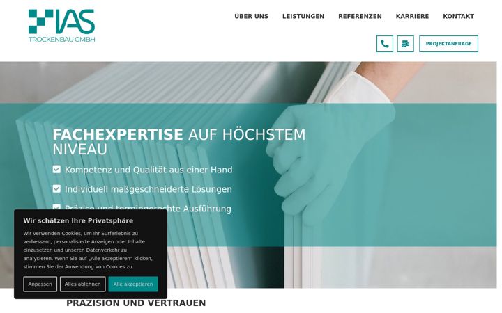Screenshot of ias-trockenbau.de
