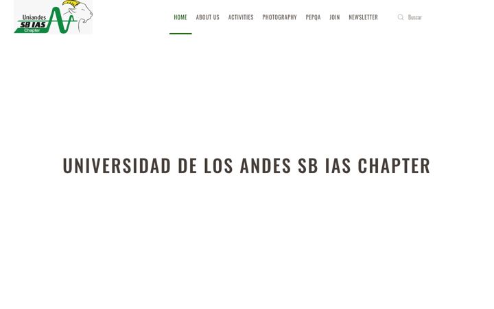 Screenshot of ias.uniandes.edu.co