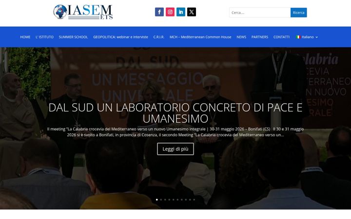 Screenshot of iaseminstitute.org