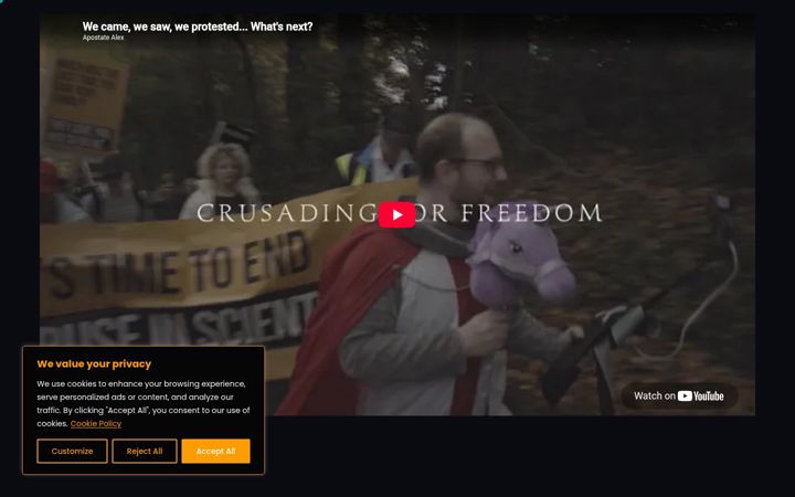Screenshot of iasprotest.com