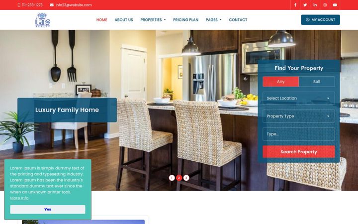 Screenshot of iasrealty.in
