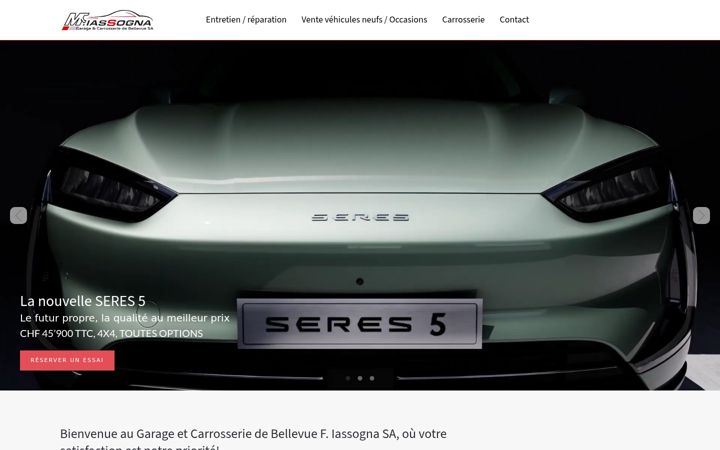 Screenshot of iassogna.ch