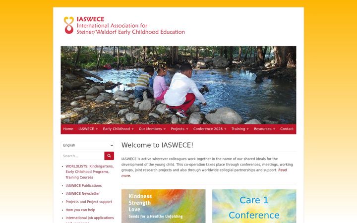 Screenshot of iaswece.org