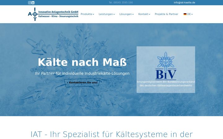 Skjermbilde av iat-kaelte.de