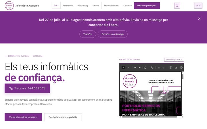Screenshot of iatechinformatica.com