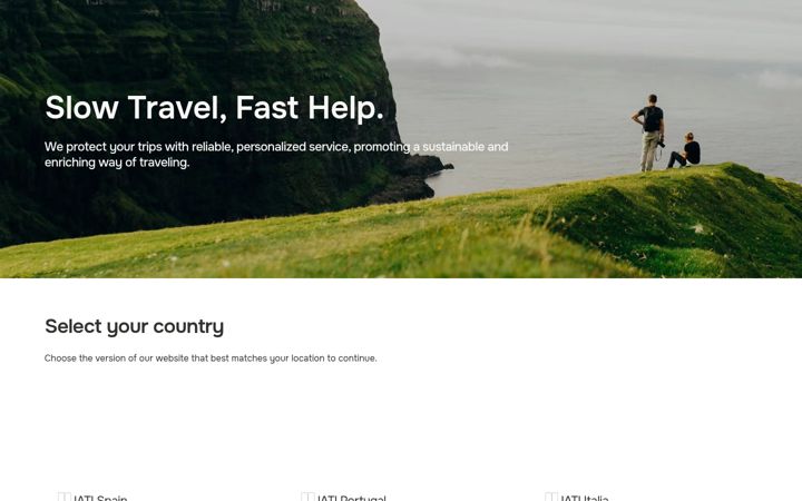 Screenshot of iatiglobal.com