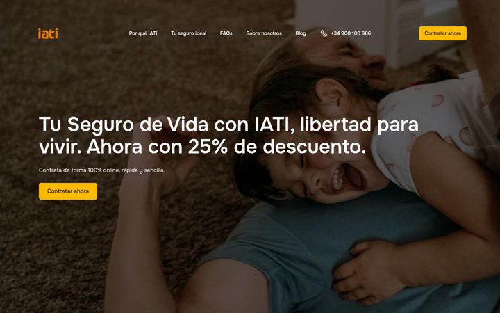 Screenshot of iatisegurosvida.com