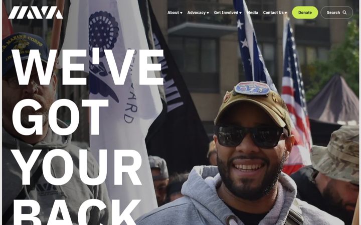 Screenshot of iava.org