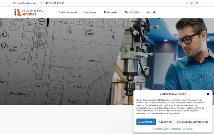 Screenshot of ib-altindas.de